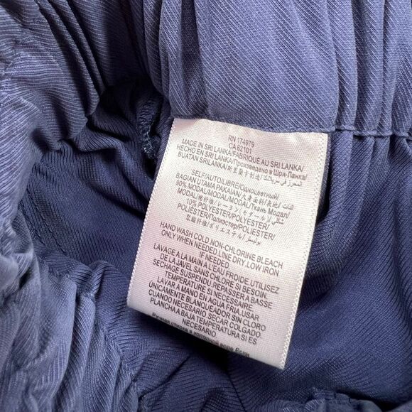 BCBG MaxAzria Navy Blue Tencil Paperbag Shorts Small - Picture 7 of 8